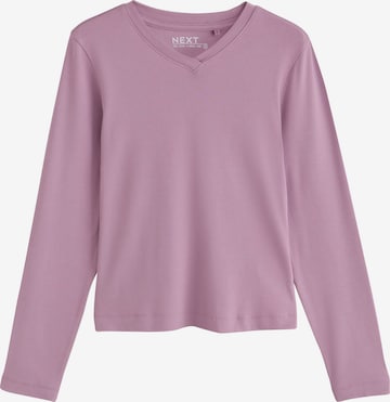 T-shirt Next en violet : devant