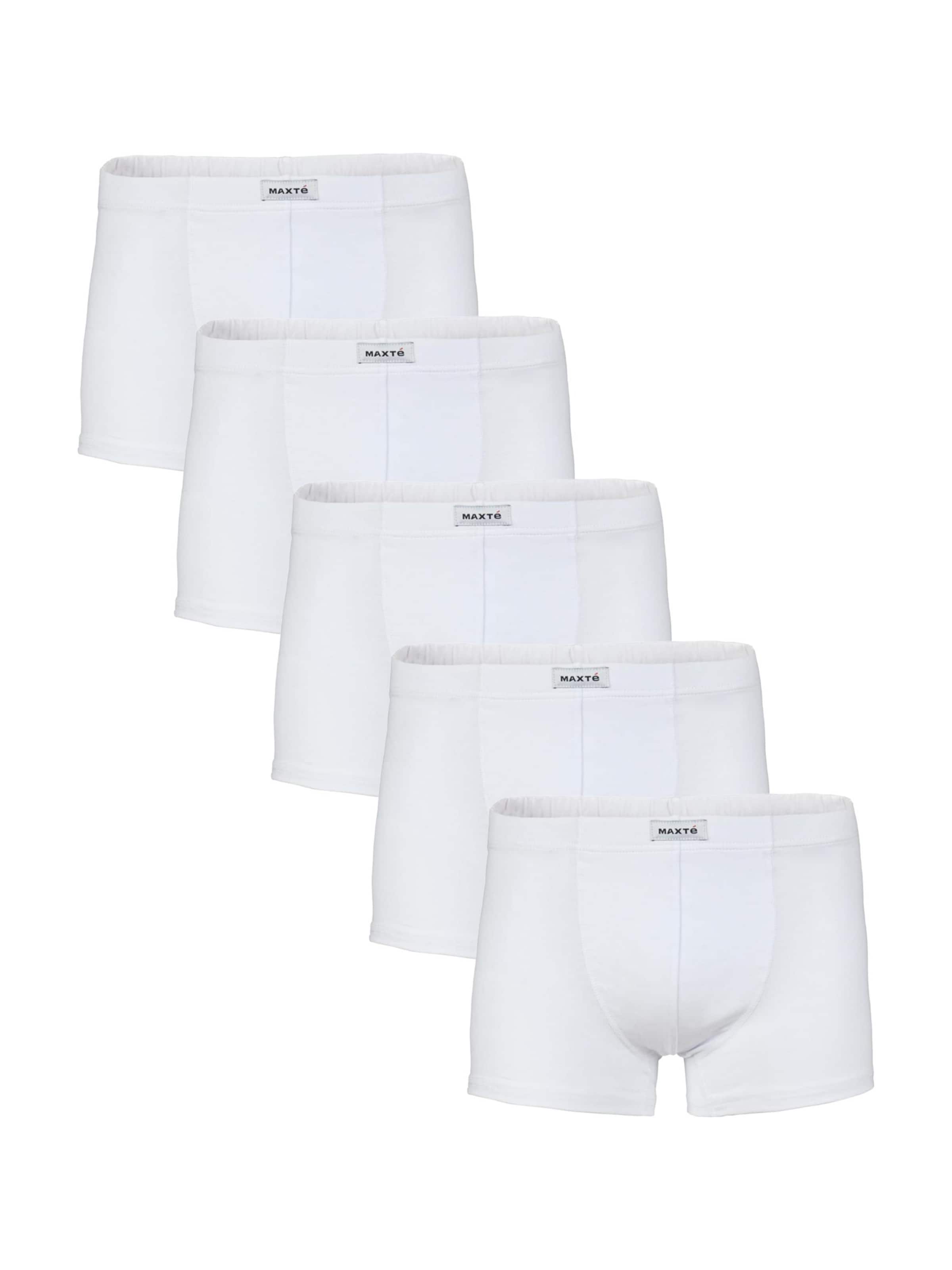 Maxte Boxer shorts 'BASIC MAX Boxershorts 5er Pack' in White: front