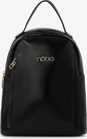 NOBO Backpack 'Velour' in Black: front