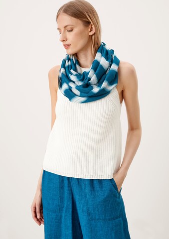 s.Oliver Tube Scarf in Blue: front