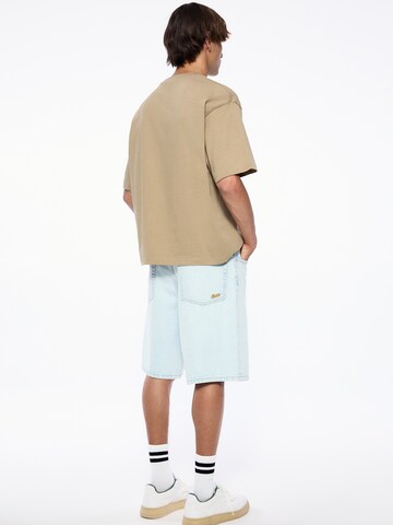 Pull&Bear Loosefit Jeans i blå