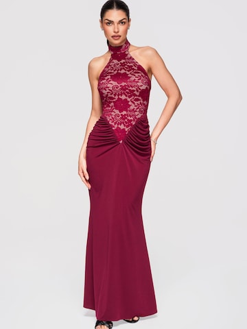 Ombre Abendkleid‌‌‌‌‌ in Rot