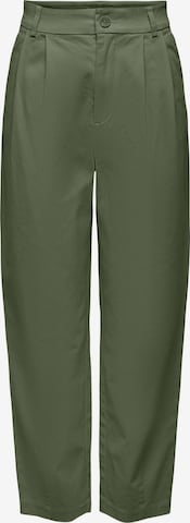 Pantalon 'MAREE' ONLY en vert : devant