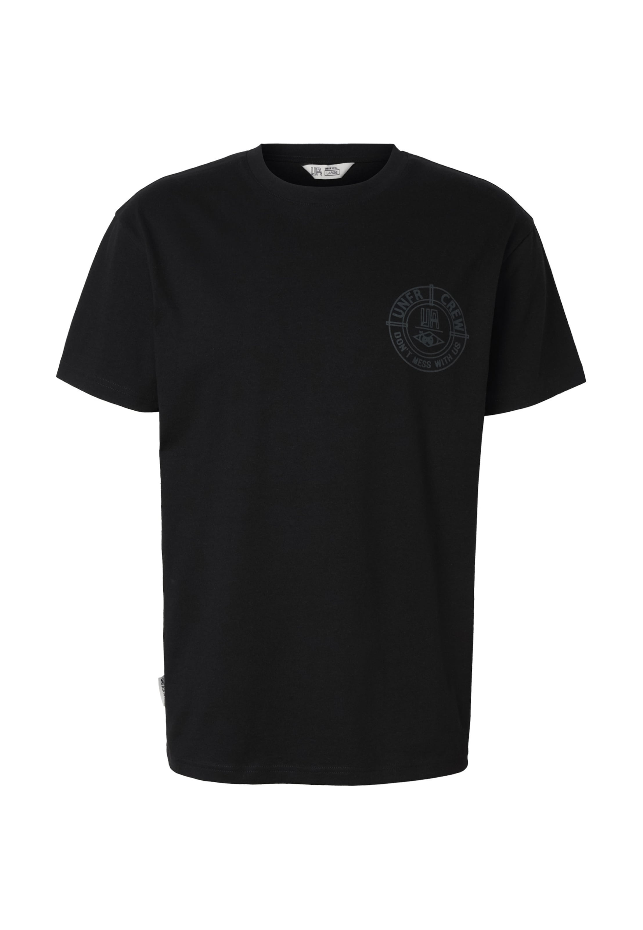 Unfair Athletics Shirt in Zwart: voorkant