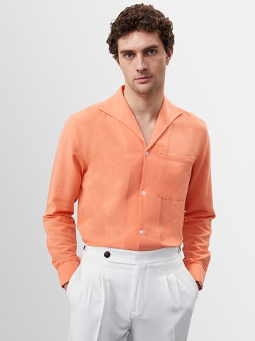 Chemise Antioch en orange : devant