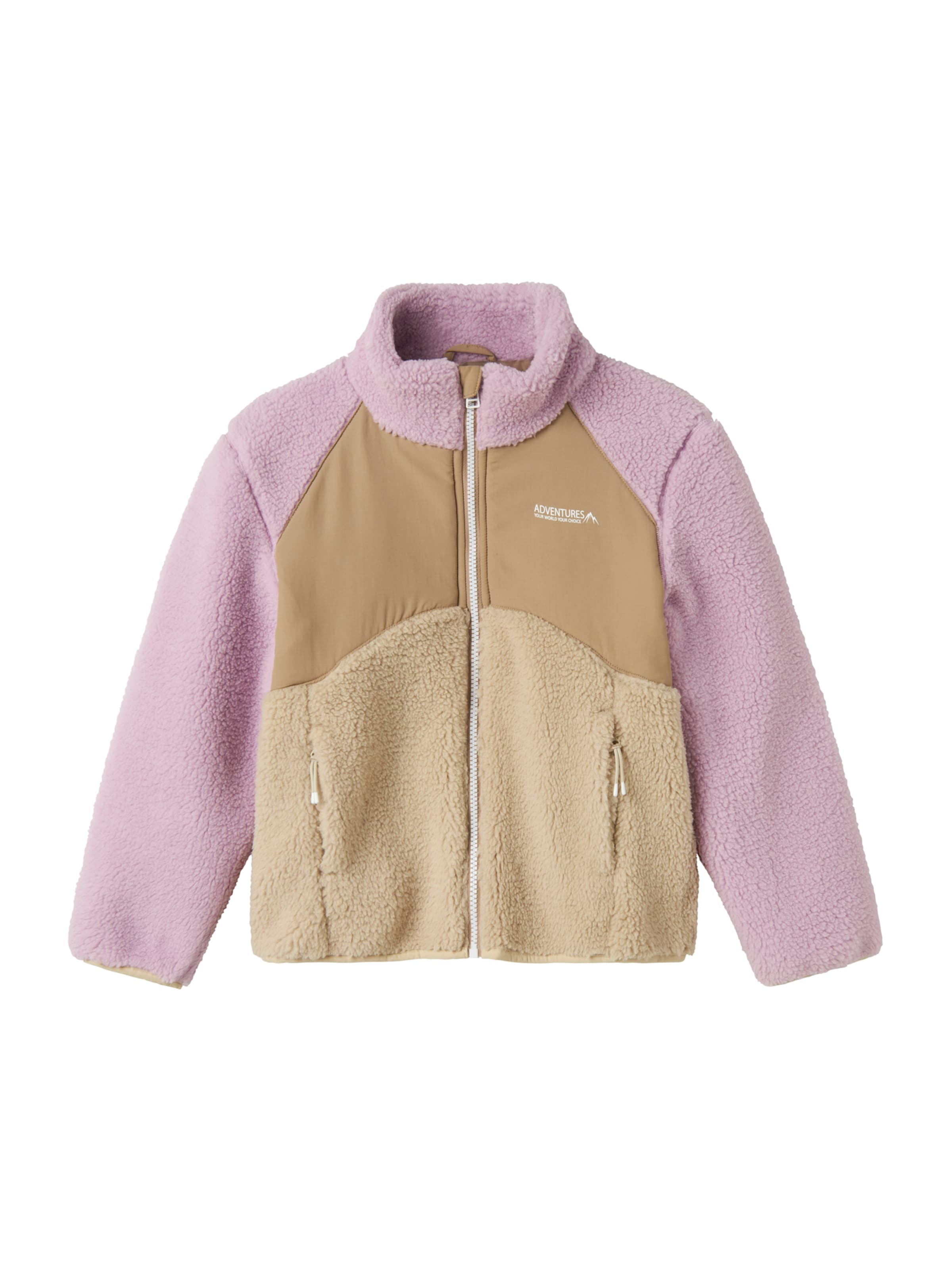 NAME IT Fleecejakke i beige: forside