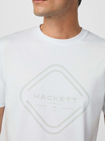 Hackett London T-Shirt 'Club House' in Weiß