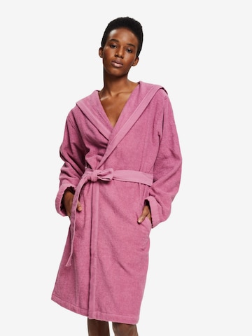 ESPRIT Short Bathrobe in Pink: front