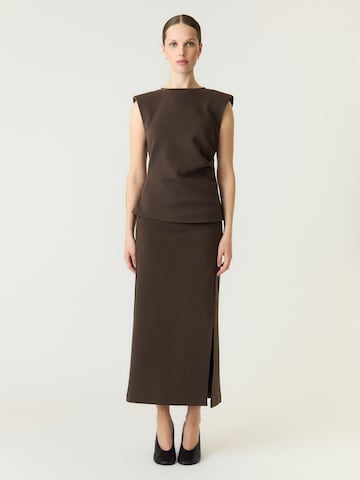 YAS - Falda 'YASPINA' en marrón