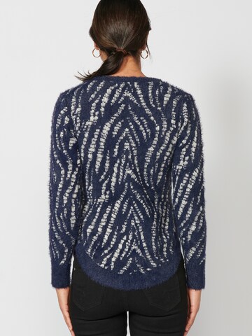 Pull-over KOROSHI en bleu