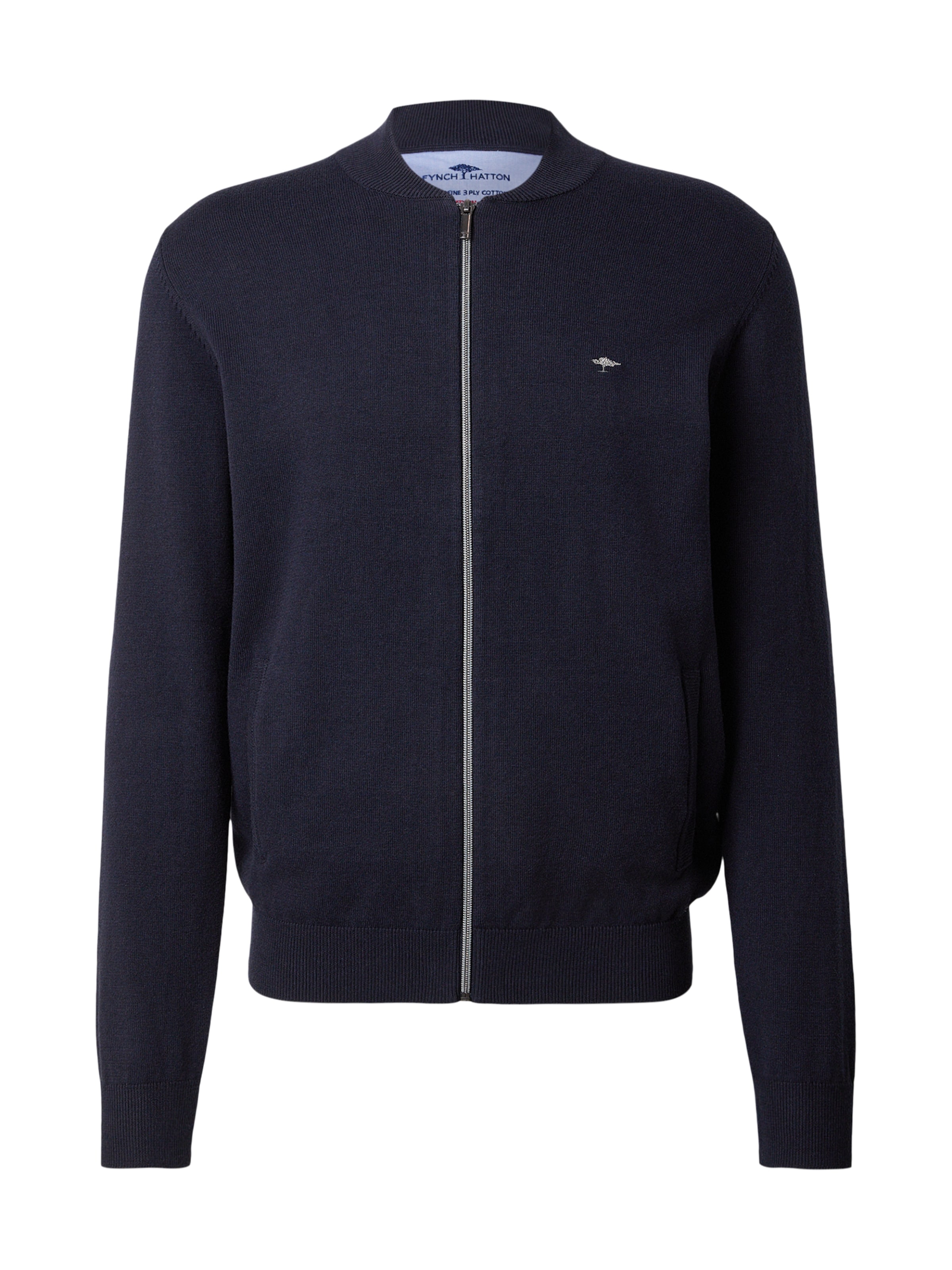 FYNCH-HATTON Strickjacke in Blau: Vorderseite