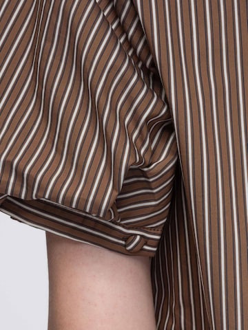 Ombre Blouse in Brown