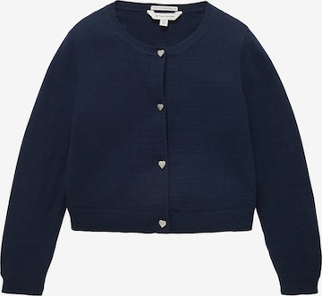 TOM TAILOR Knit Cardigan in Blue: front