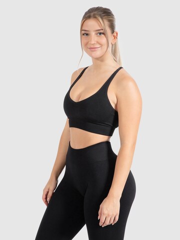 Smilodox Bralette Sports Bra 'Cetrina' in Black