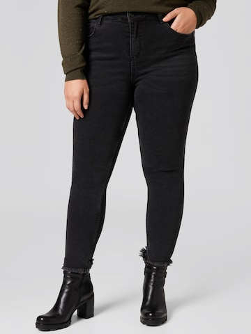 Guido Maria Kretschmer Curvy Skinny Jeans 'LUNA' i svart: forside