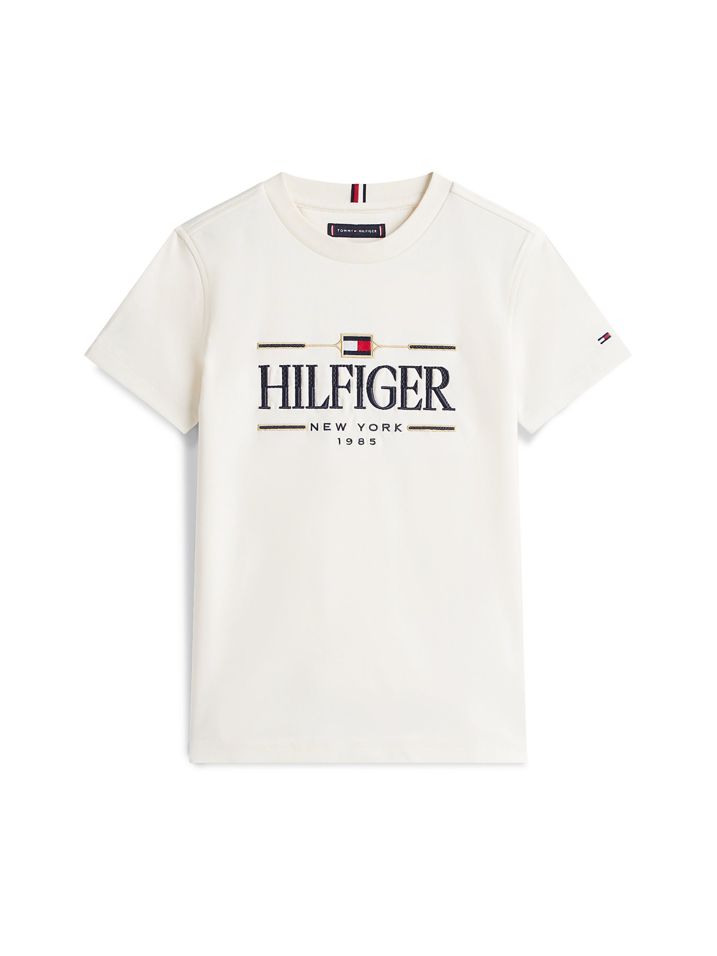 T-Shirt TOMMY HILFIGER en blanc : devant