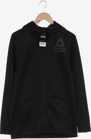 Reebok Sweatshirt & Zip-Up Hoodie in M in Black: front