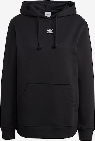 ADIDAS ORIGINALS Sweatshirt 'Adicolor Essentials Fleece' in Zwart: voorkant