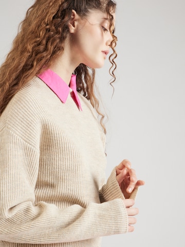 ABOUT YOU Sweater 'Asya Jumper' in Beige