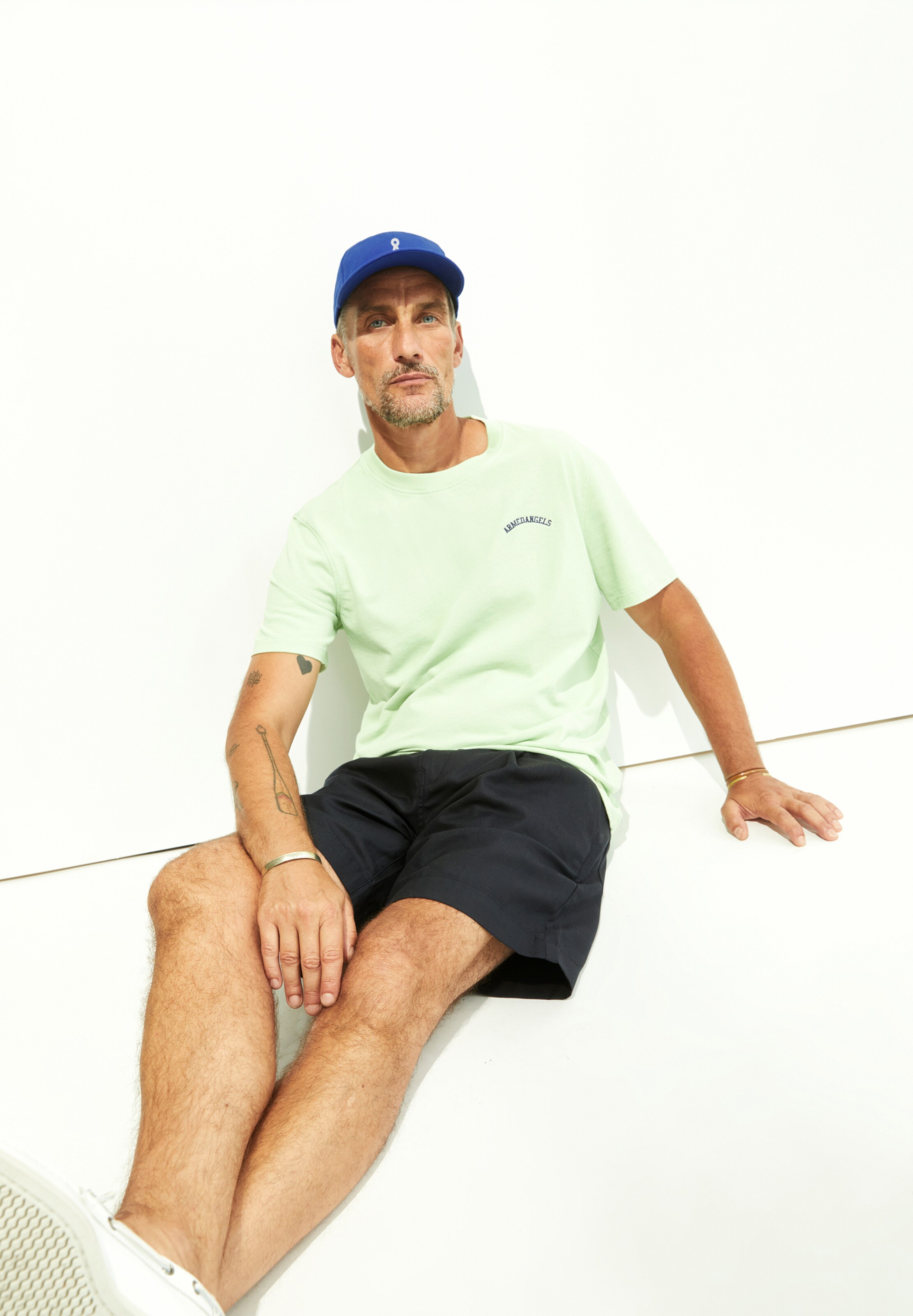 ARMEDANGELS T-Shirt MAARKOS ARMEDANGELS in Grün: Vorderseite