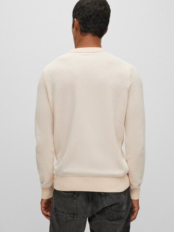 BOSS Sweater 'Aquila' in Beige