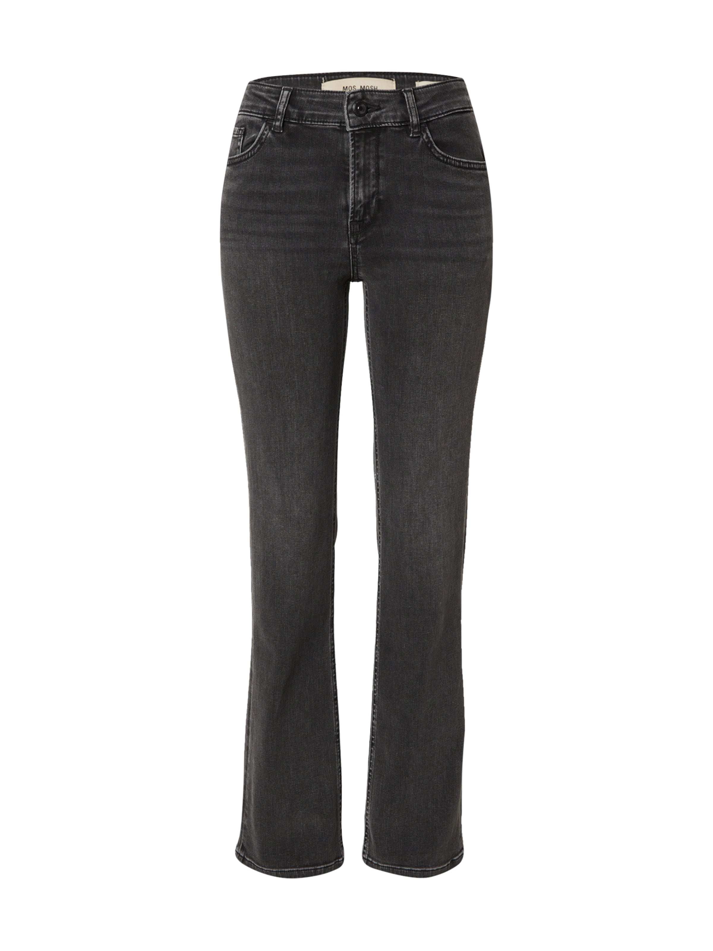MOS MOSH Flared Jeans 'MMAshley Deluxe' in Grau: Vorderseite