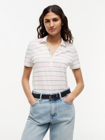 T-shirt TOMMY HILFIGER en blanc : devant