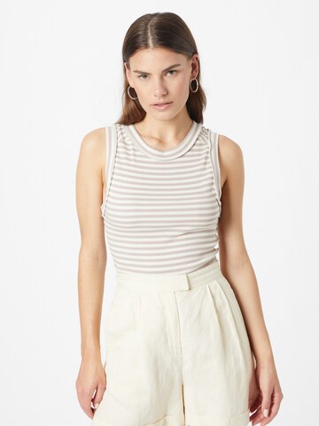 Free People - Top 'KATE' en marrón: frente