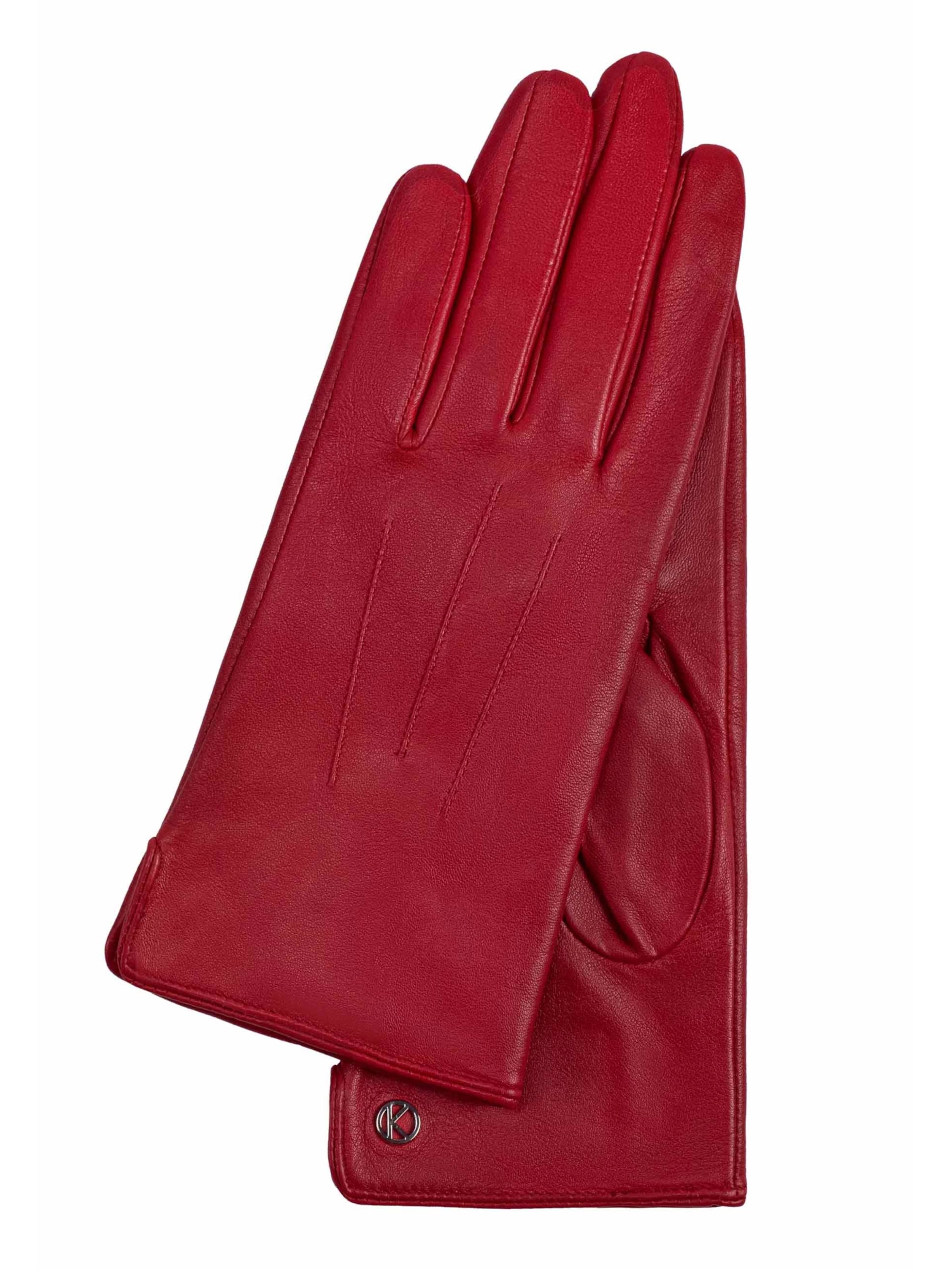 KESSLER Full Finger Gloves 'CARLA' in Red: front