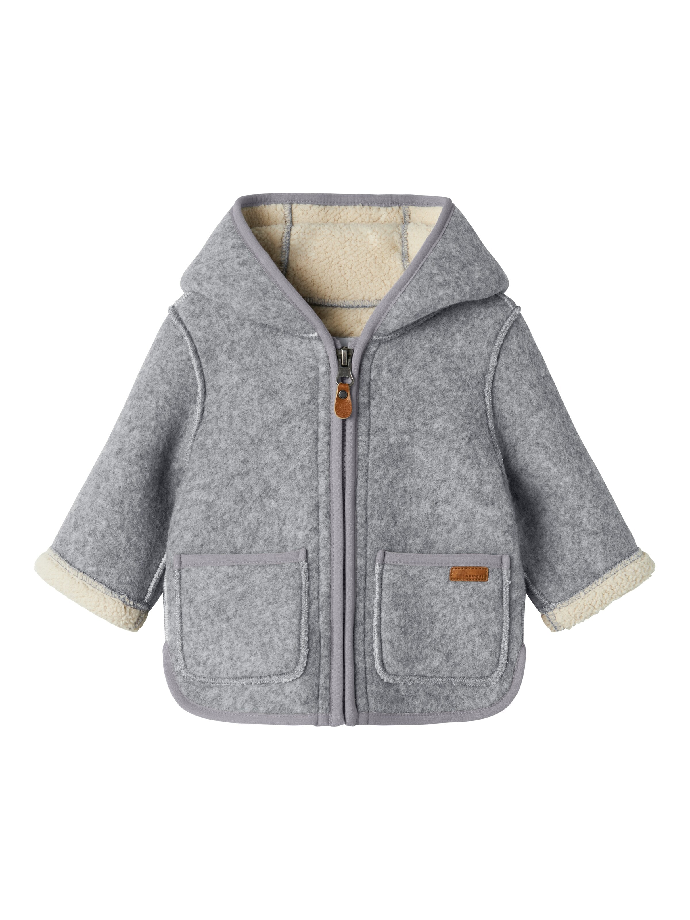 NAME IT Between-Season Jacket 'NBNMILY' in Grey: front