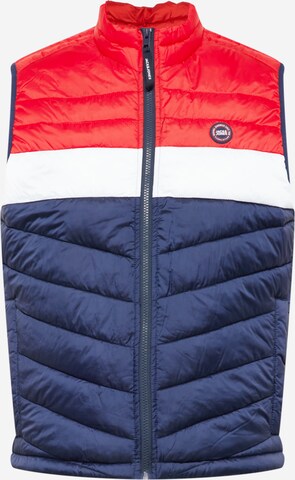 JACK & JONES Bodywarmer 'Hero' in Blauw: voorkant