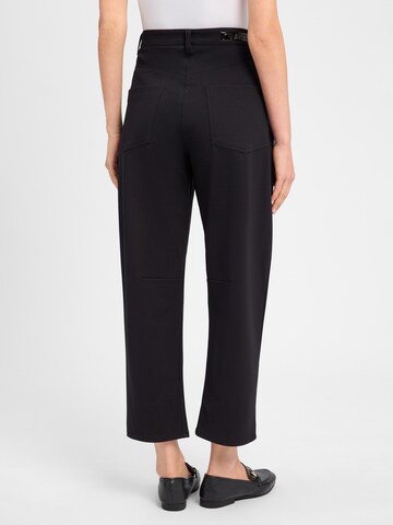 Regular Pantalon à pince ' Ocean ' Cambio en noir