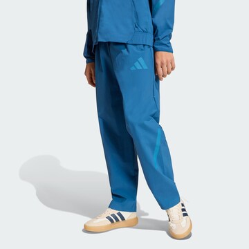 ADIDAS SPORTSWEAR Loose fit Sports trousers 'Z.N.E.' in Blue: front