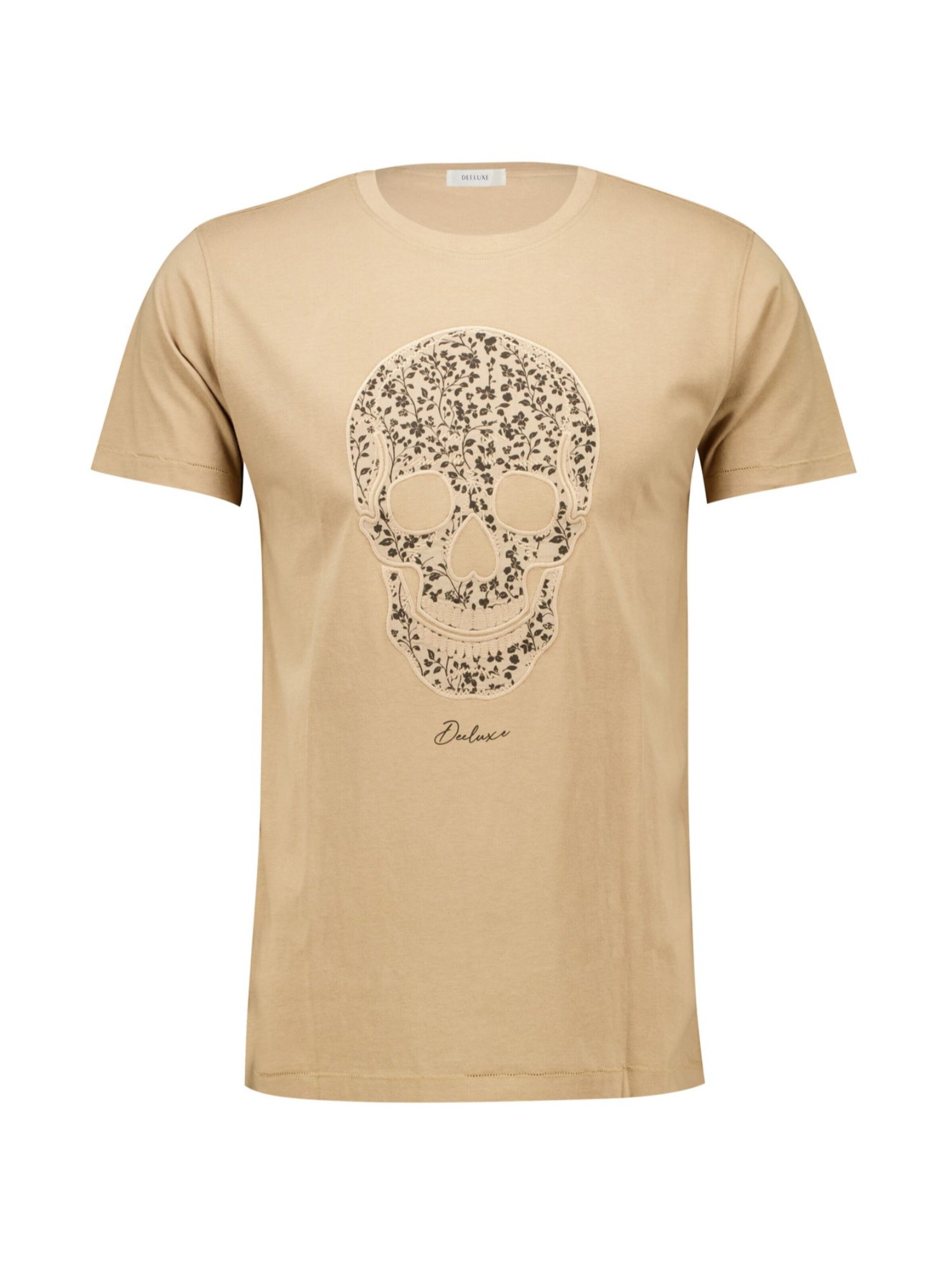 T-Shirt Deeluxe en beige : devant
