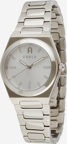 FURLA Analogové hodinky – stříbrná: přední strana