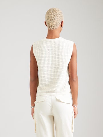 b.young Gebreide bodywarmer 'BYMIKALA' in Beige