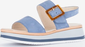 GABOR Sandals in Blue: front