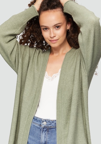 QS Knit cardigan in Green