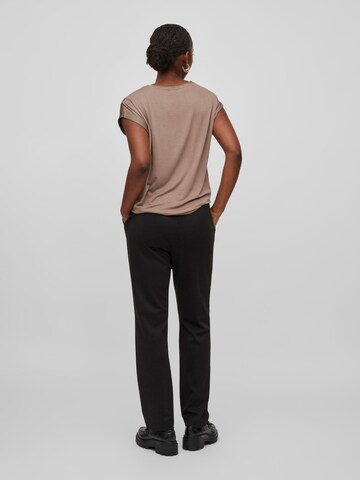VILA Normální Kalhoty 'AMERONE' – černá