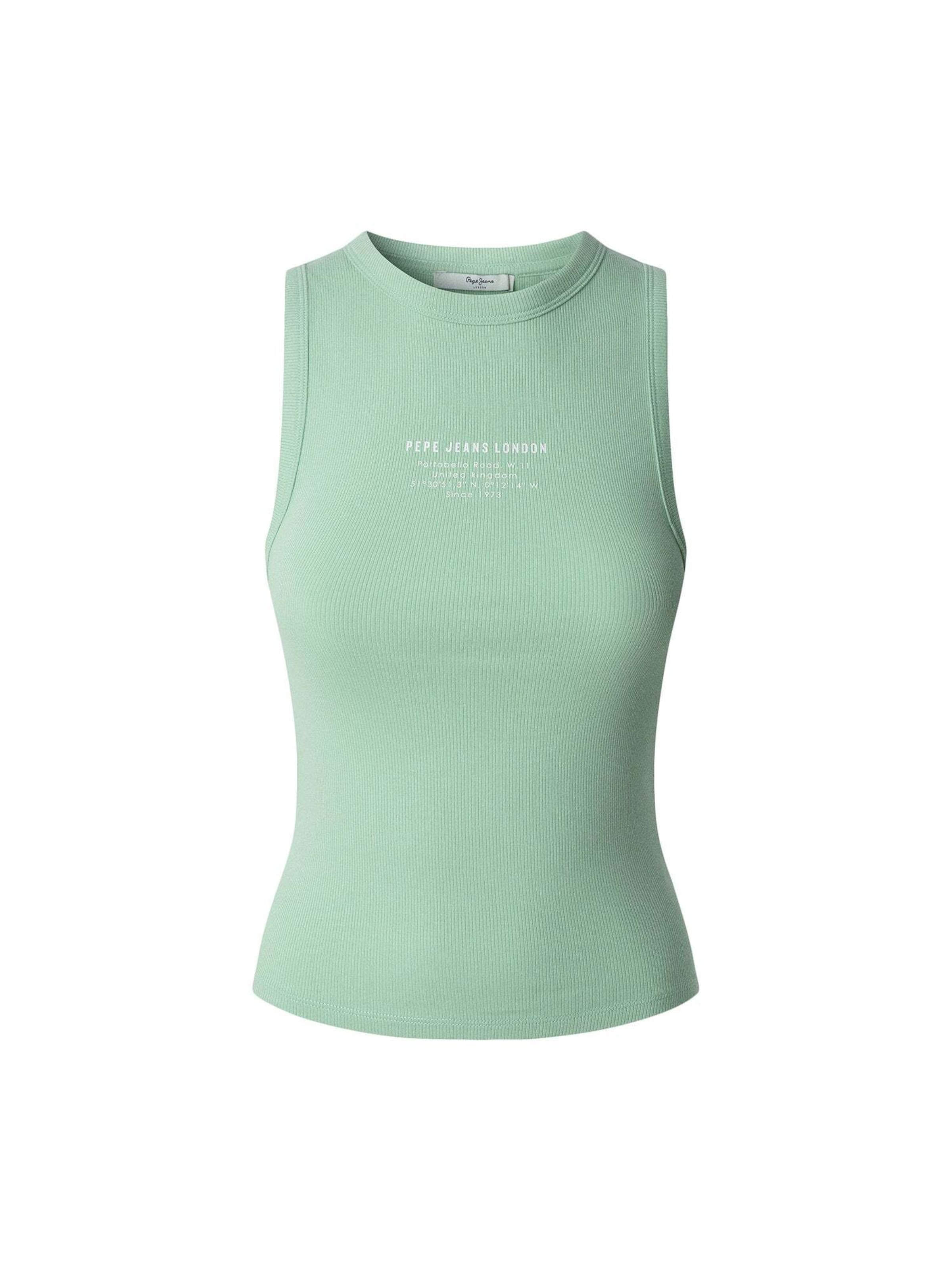 Pepe Jeans Top 'Viv' in Groen: voorkant