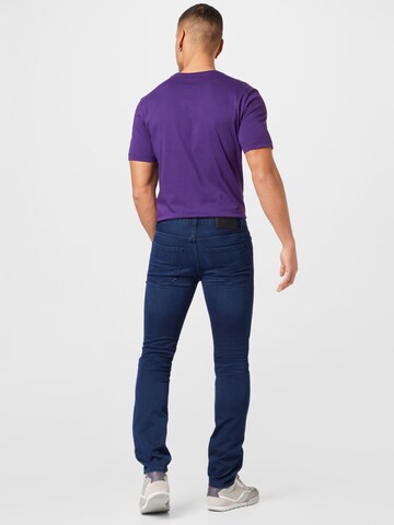 BOSS Black - Skinny Calças de ganga 'Delaware' em azul