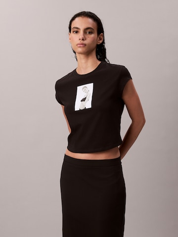 Calvin Klein - Camisa 'CLASSIC KATE' em preto: frente