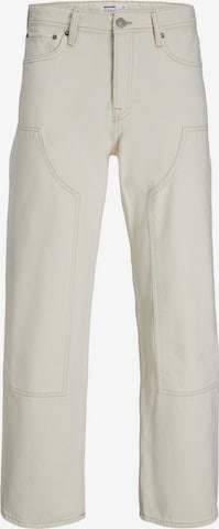 JACK & JONES Loosefit Jeans 'Chris' i hvid: forside