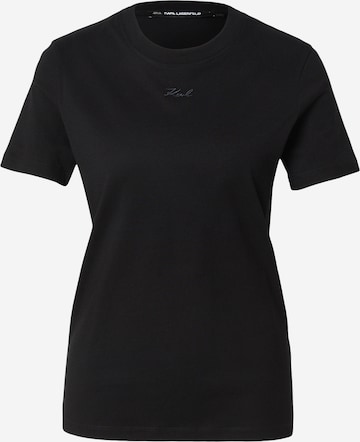 Karl LagerfeldMajica 'ESSENTIAL' - crna boja: prednji dio