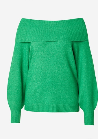 ONLY Пуловер 'ONLJEANETT' в зелено: отпред