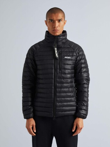 JACK1T Weatherproof jacket ' SATEL1TE ' in Black: front