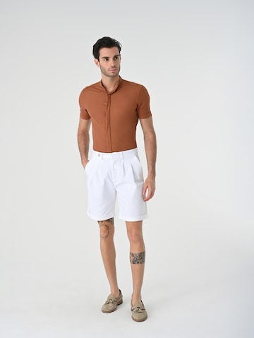 Antioch Slim fit Button Up Shirt in Brown
