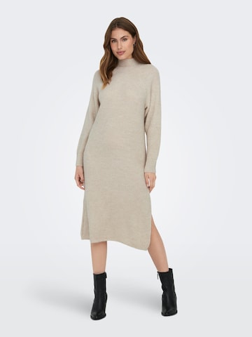 ONLY Knit dress 'ANDREA' in Beige