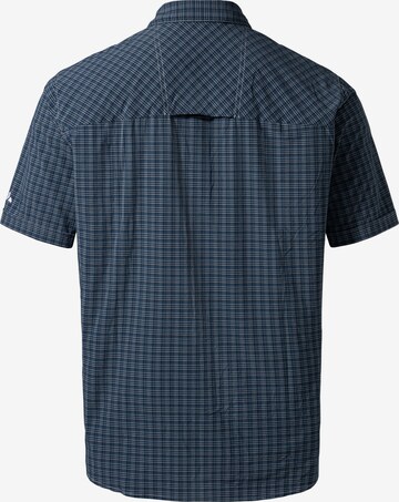 VAUDE Regular fit Athletic Button Up Shirt 'Seiland ST III' in Blue