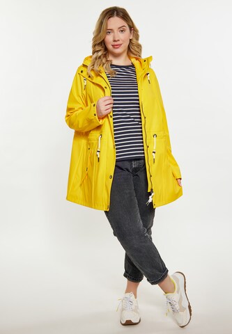 Schmuddelwedda Between-Seasons Coat in Yellow